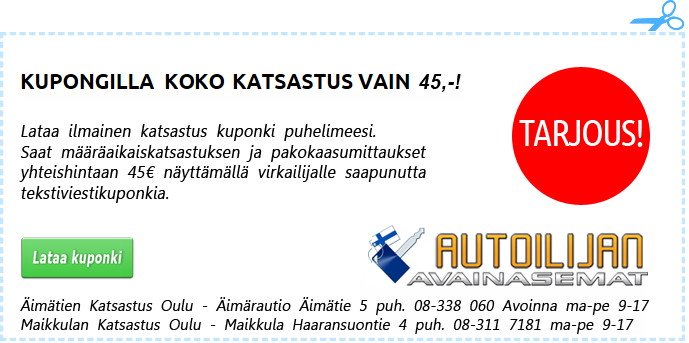 Katsastushinnat Paikkakunnallasi - Katsastushinnat Oulu - Rovaniemi ...